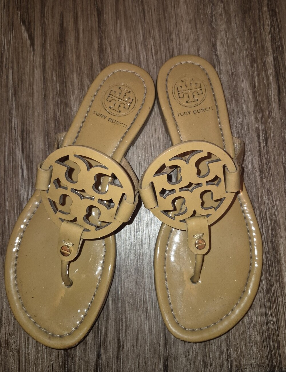 Tory Burch Tan Sandals Size 6 - Picture 4 of 7